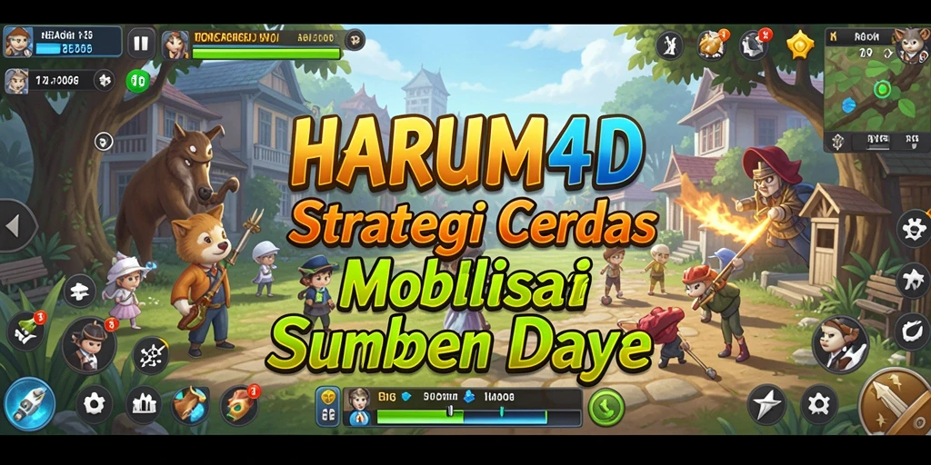 Tampilan gameplay menarik dari HARUM4D yang menantang strategi.