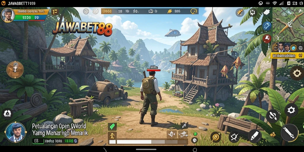 Tampilan gameplay JAWABET88 yang luas dan dinamis.