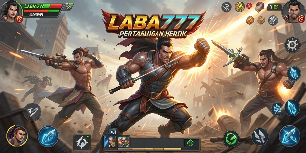 Tangkapan layar gameplay intens dan mendebarkan dari LABA777.