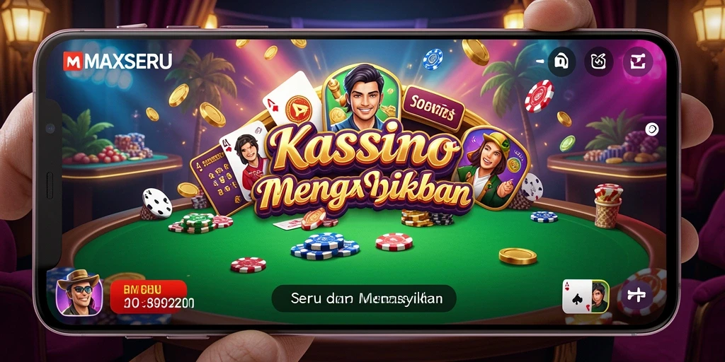 Tampilan gameplay MAXSERU yang menegangkan dan mengasyikkan.