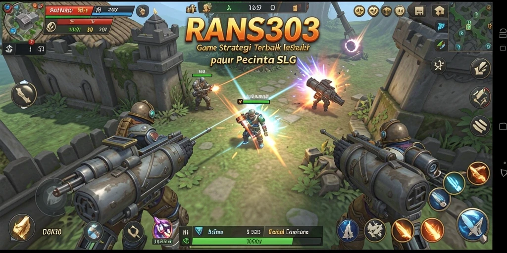 Screenshot gameplay RANS303 yang menunjukkan strategi pertempuran yang mendebarkan.