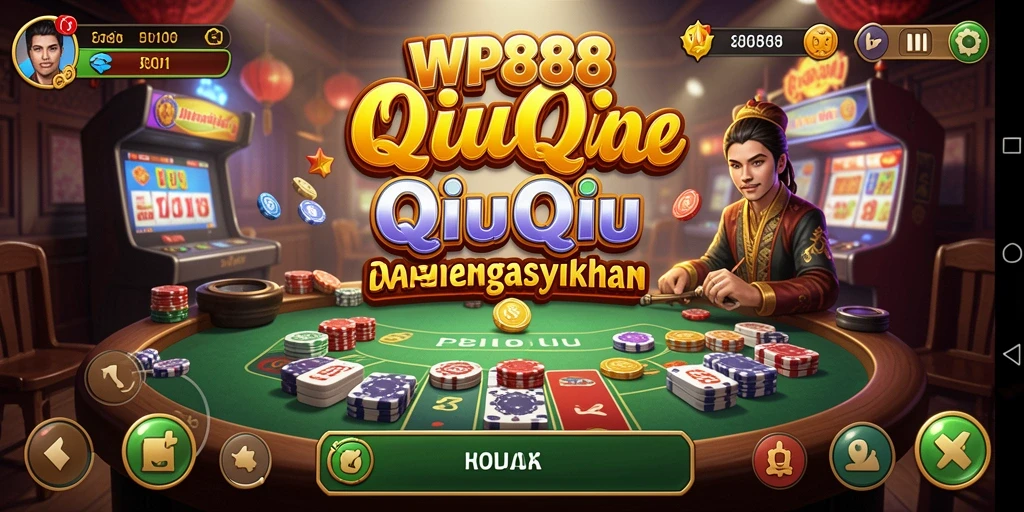 Tampilan gameplay seru dan antusiasme permainan QiuQiu di WP888.