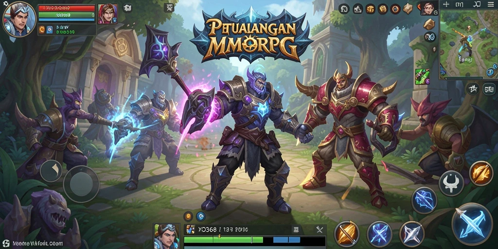 Tampilan menakjubkan dari gameplay seru XO368 di dunia MMORPG.